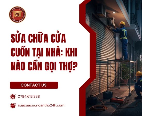 Sửa Chữa Cửa Cuốn Tại Nhà: Khi Nào Cần Gọi Thợ?