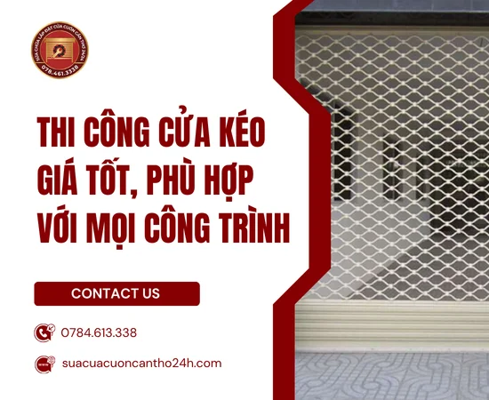 Thi Công Cửa Kéo Giá Tốt, Phù Hợp Với Mọi Công Trình