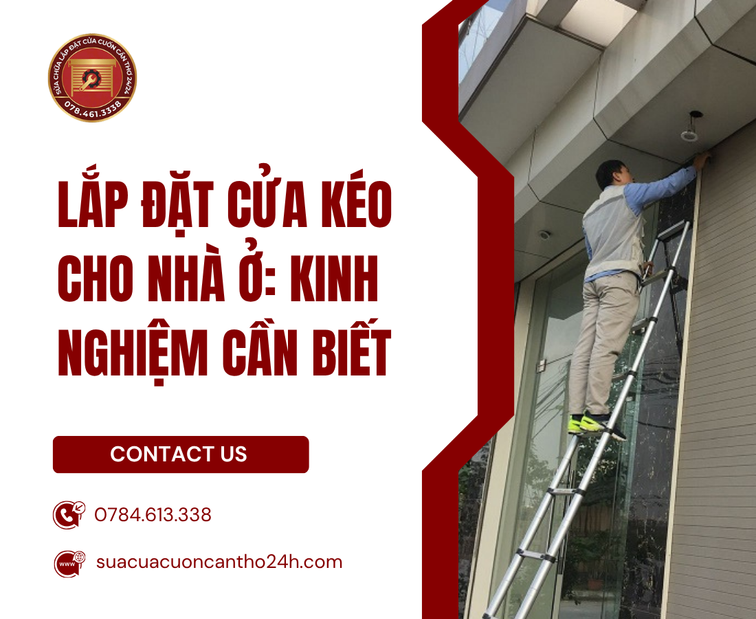 Quy trình kỹ thuật khi thực hiện Lắp Đặt Cửa Kéo